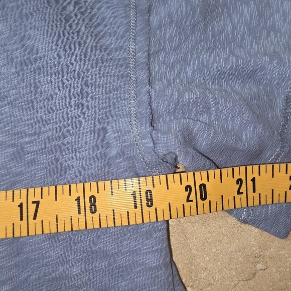 New Free People FP Beach 2 pc Set Women XS Blue Tee Skirt Lounge Poolside Boho - Picture 9 of 15